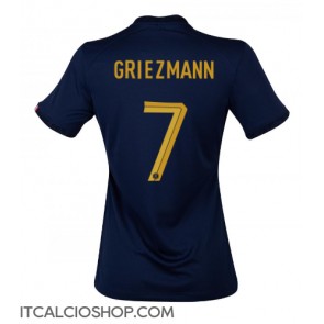 Francia Antoine Griezmann #7 Prima Maglia Femmina Mondiali 2022 Manica Corta